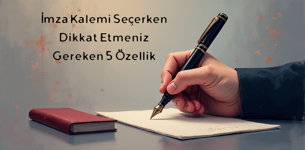 İmza Kalemi Seçerken Dikkat Etmeniz Gereken 5 Özellik